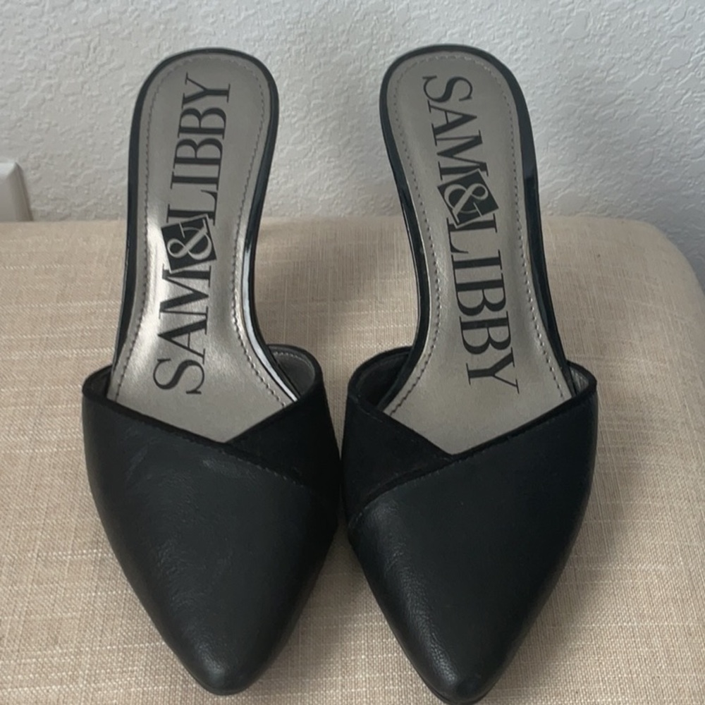 Black Sam & Libby mules size 7.5